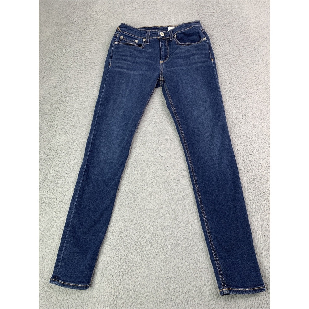 Rag and Bone Jeans Womens Size 25 Waist Measurement 22 Cotton Blend Dark Wash